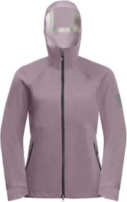 Jack Wolfskin Bike Commute Mono Jacket Women Regenjack Dames XXL quail - Thumbnail 7