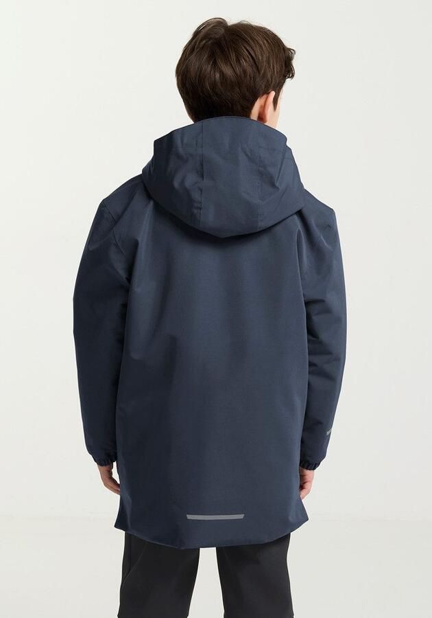 Jack Wolfskin Canvey Jacket Kids Waterdicht jack Kinderen 104 midnight sky midnight sky - Foto 3