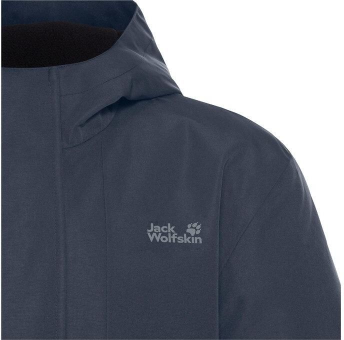 Jack Wolfskin Canvey Jacket Kids Waterdicht jack Kinderen 104 midnight sky midnight sky - Foto 10