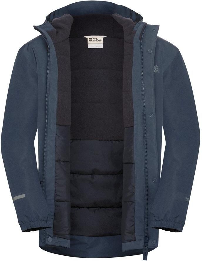 Jack Wolfskin Canvey Jacket Kids Waterdicht jack Kinderen 104 midnight sky midnight sky