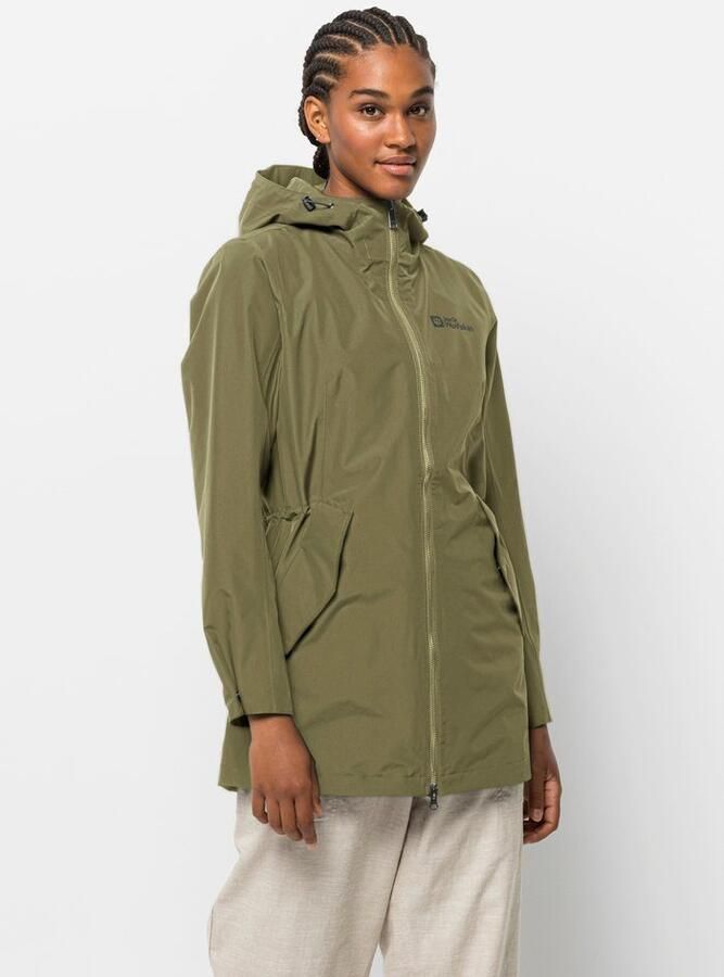 Jack Wolfskin Dakar Parka Women Regenjas Dames XXL bay leaf Bay Leaf - Foto 6
