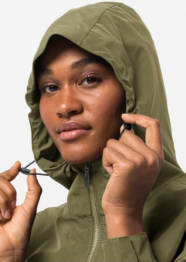 Jack Wolfskin Dakar Parka Women Regenjas Dames XXL bay leaf Bay Leaf - Foto 2