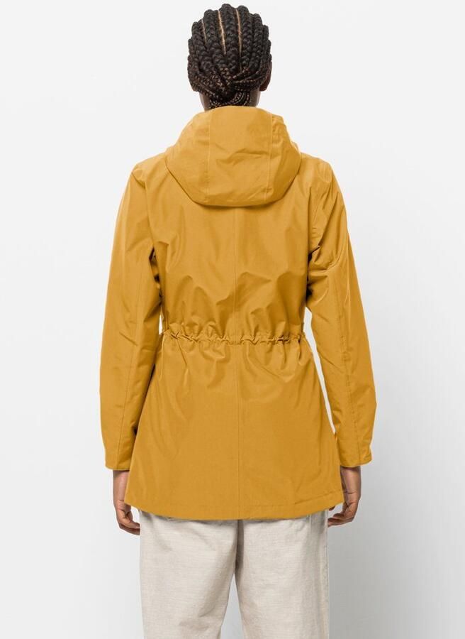 Jack Wolfskin Dakar Parka Women Regenjas Dames XXL bruin curry - Foto 3