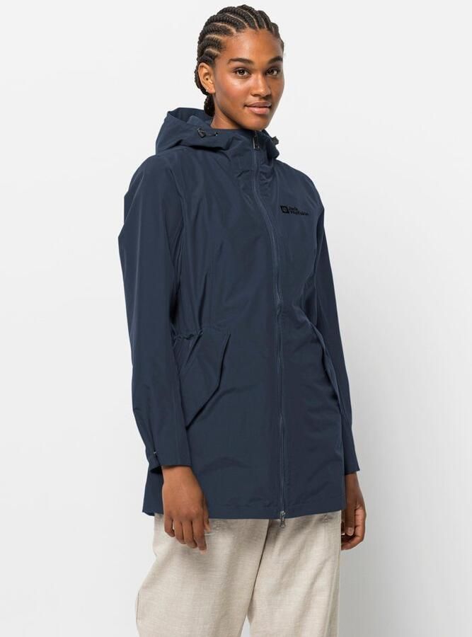 Jack Wolfskin Dakar Parka Women Regenjas Dames XXL night blue 1033 night blue 1033 - Foto 5