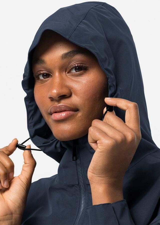 Jack Wolfskin Dakar Parka Women Regenjas Dames XXL night blue 1033 night blue 1033 - Foto 2