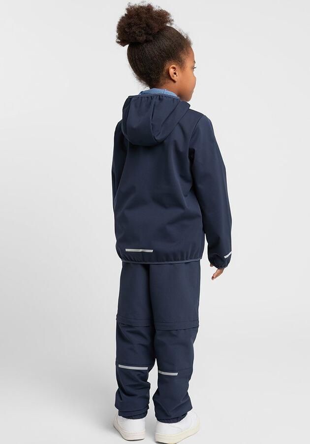 Jack Wolfskin Feldberg Hooded Jacket Kids Softshelljack Kinderen 116 blue night blue - Foto 3