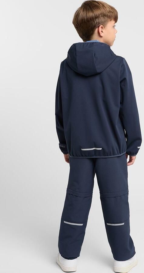 Jack Wolfskin Feldberg Hooded Jacket Kids Softshelljack Kinderen 116 blue night blue - Foto 5