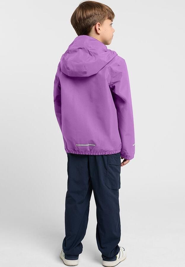Jack Wolfskin Flaze Jacket Kids Regenjack Kinderen 104 sea rose Sea Rose - Foto 2