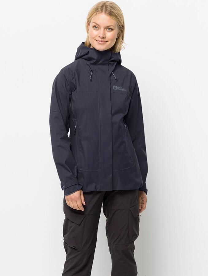 Jack Wolfskin Kammweg 2L Jacket Women Regenjack Dames XXL graphite - Foto 10