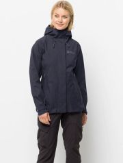 Jack Wolfskin Kammweg 2L Jacket Women Regenjack Dames XXL graphite - Thumbnail 10