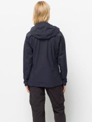 Jack Wolfskin Kammweg 2L Jacket Women Regenjack Dames XXL graphite - Thumbnail 1