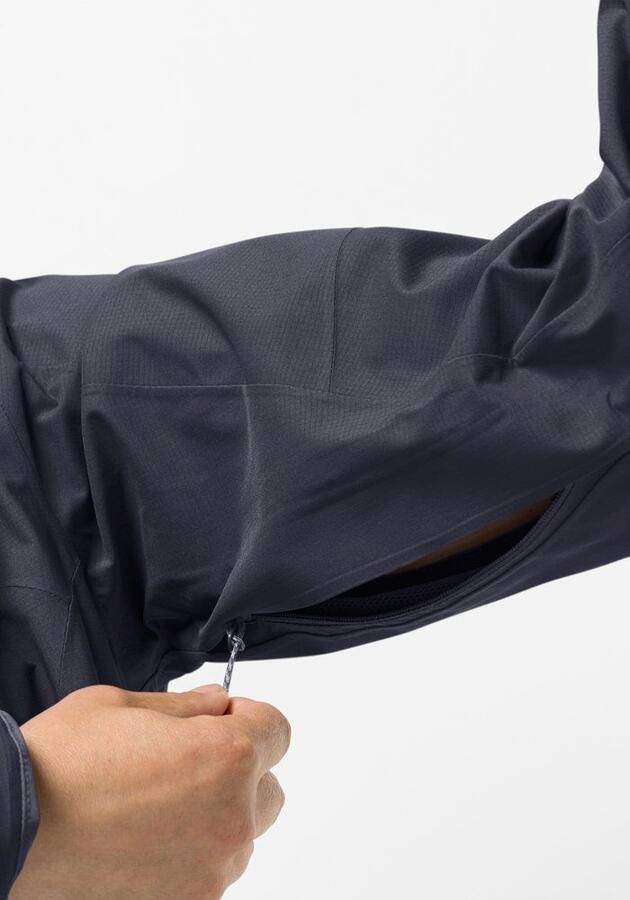 Jack Wolfskin Kammweg 2L Jacket Women Regenjack Dames XXL graphite - Foto 5