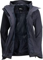 Jack Wolfskin Kammweg 2L Jacket Women Regenjack Dames XXL graphite - Thumbnail 2