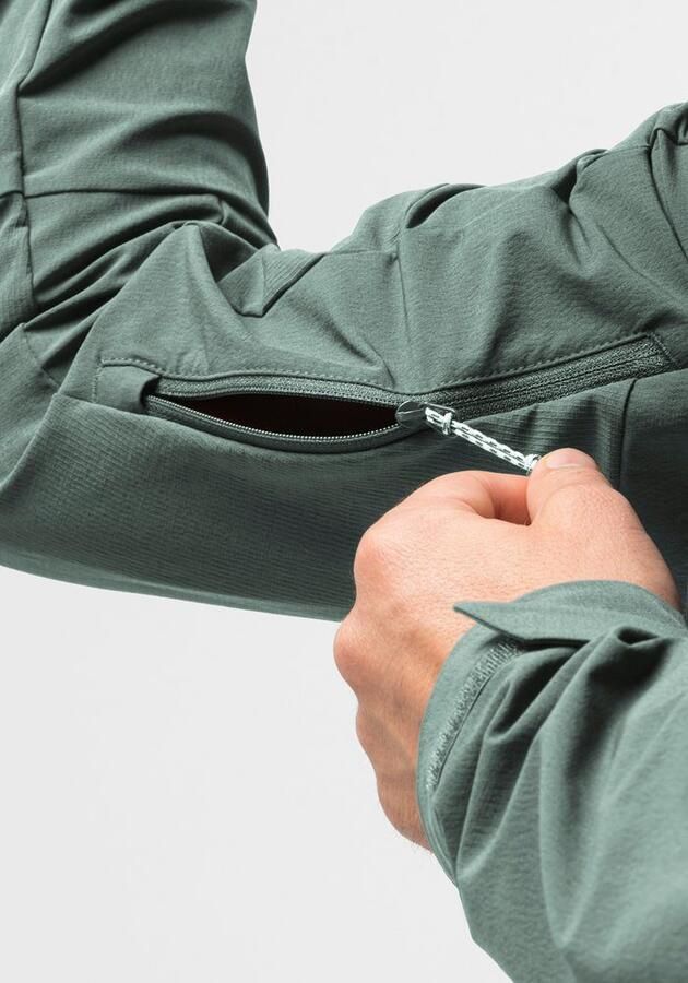 Jack Wolfskin Kammweg Jacket Men Trekking-softshelljack Heren XXXL hedge green Hedge Green - Foto 3