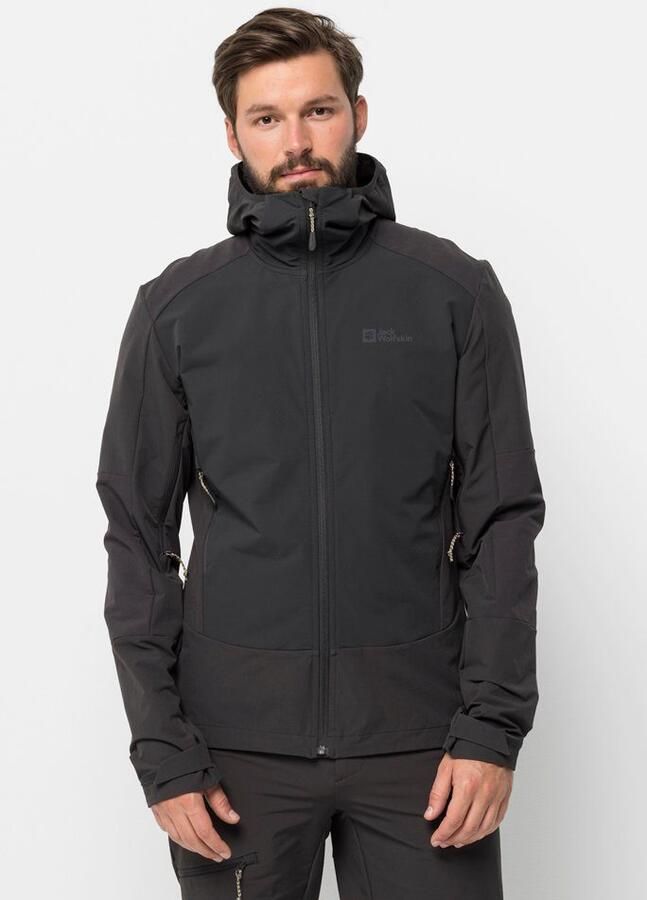 Jack Wolfskin Kammweg Jacket Men Trekking-softshelljack Heren XXXL phantom - Foto 9