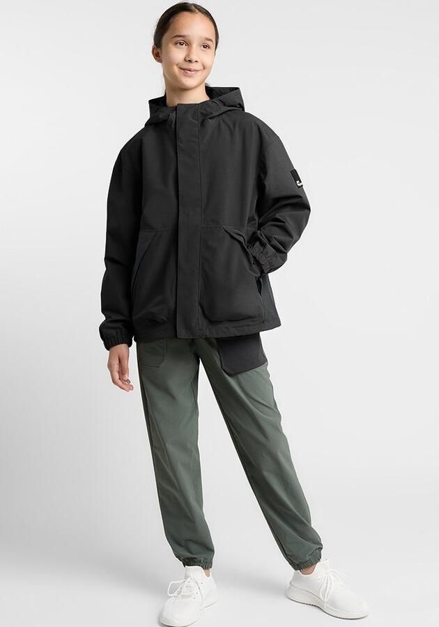 Jack Wolfskin Teen 2L Jacket Youth Regenjack tieners 128 granite black granite black - Foto 2