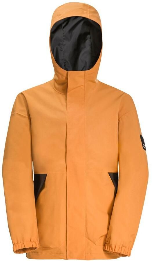 Jack Wolfskin Teen 2L Jacket Youth Regenjack tieners 128 maroccan gold maroccan gold - Foto 3