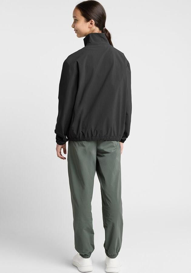 Jack Wolfskin Teen Halfzip Youth Softshelljack tieners 128 granite black granite black - Foto 4