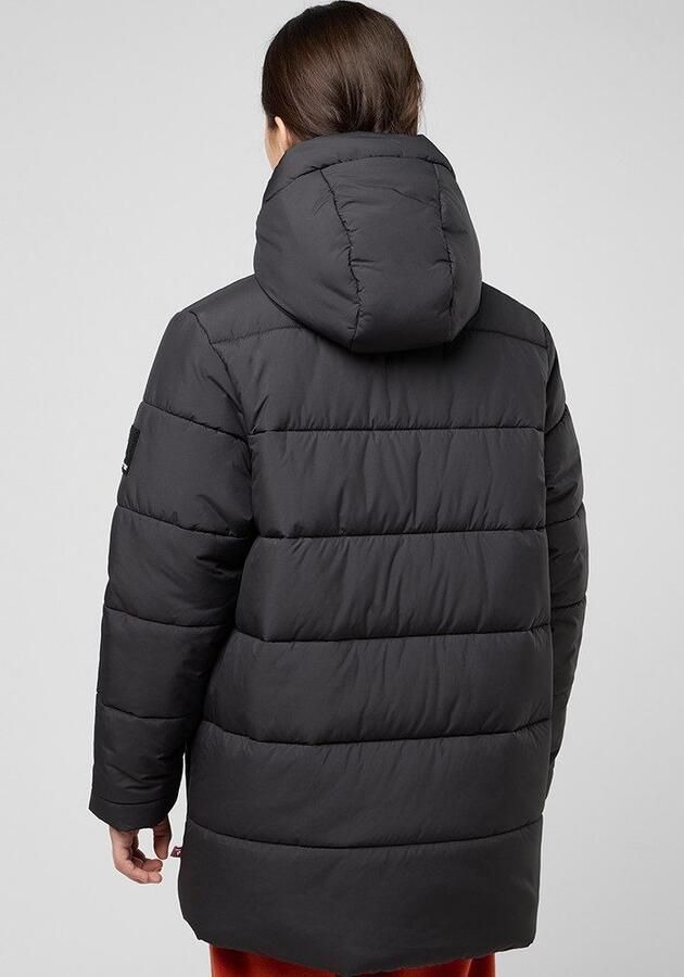 Jack Wolfskin Teen Ins Long Jacket Youth Winterjack tieners 128 granite black granite black