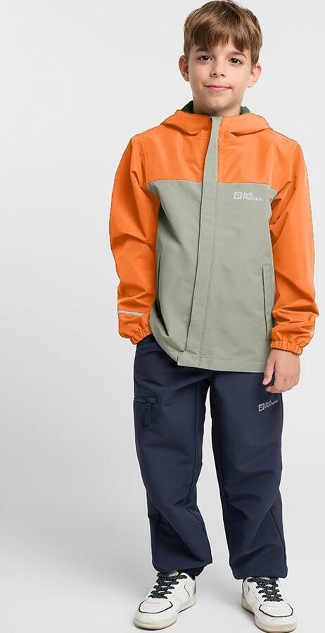 Jack Wolfskin Tucan Jacket Kids Regenjack Kinderen 104 mint leaf mint leaf - Foto 4