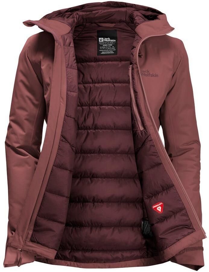 Jack Wolfskin Wisper Ins Jacket Women Waterdicht winterjack Dames XXL apple butter apple butter