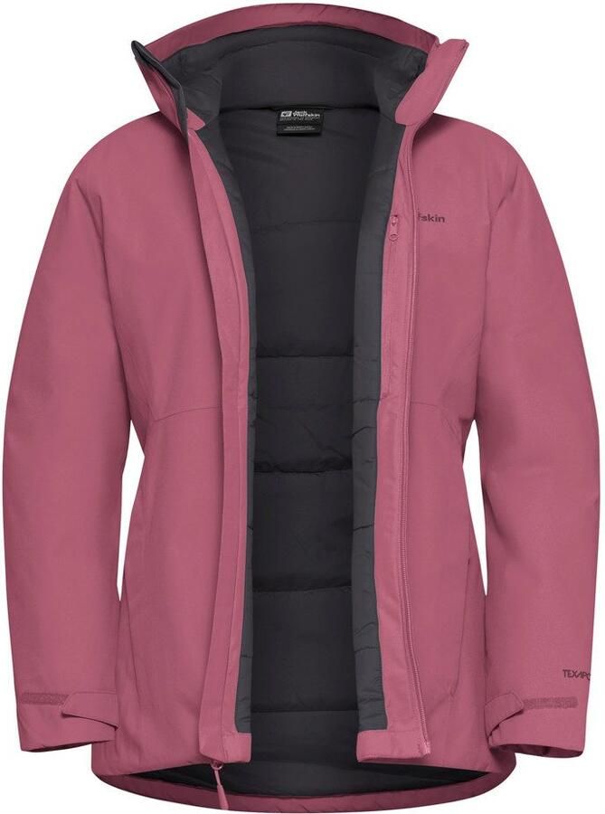 Jack Wolfskin Wisper Ins Jacket Women Waterdicht winterjack Dames XXL raisin