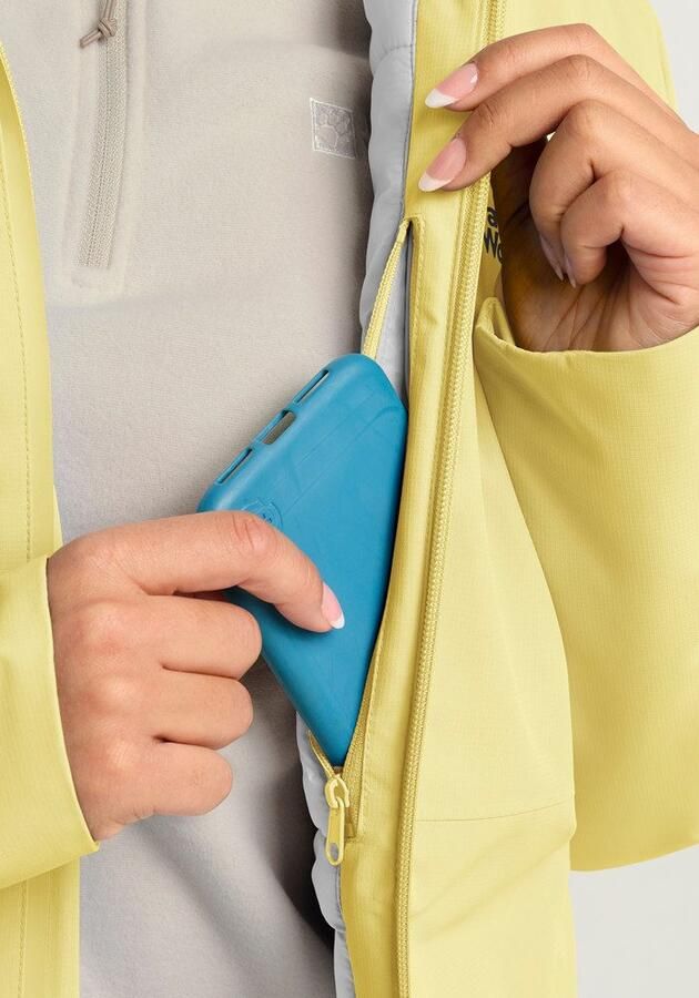 Jack Wolfskin Wisper Ins Jacket Women Waterdicht winterjack Dames XXL lemon ice lemon ice - Foto 7