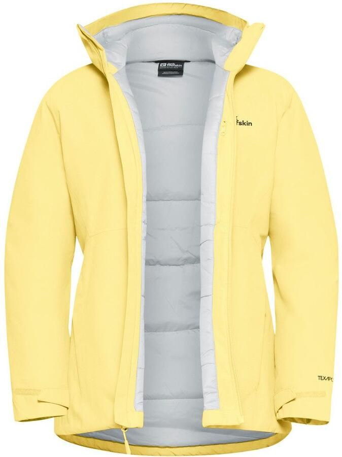 Jack Wolfskin Wisper Ins Jacket Women Waterdicht winterjack Dames XXL lemon ice lemon ice