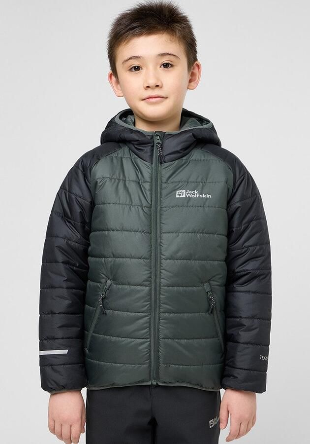 Jack Wolfskin Zenon Jacket Kids Jack voor- en najaar Kinderen 116 slate green black slate green black - Foto 4