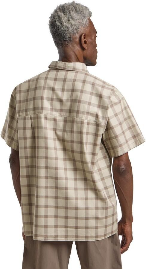 Jack Wolfskin Planalto Shirt Men Herenhemd van biologisch katoen XXL check cold coffee CHECK cold coffee - Foto 6