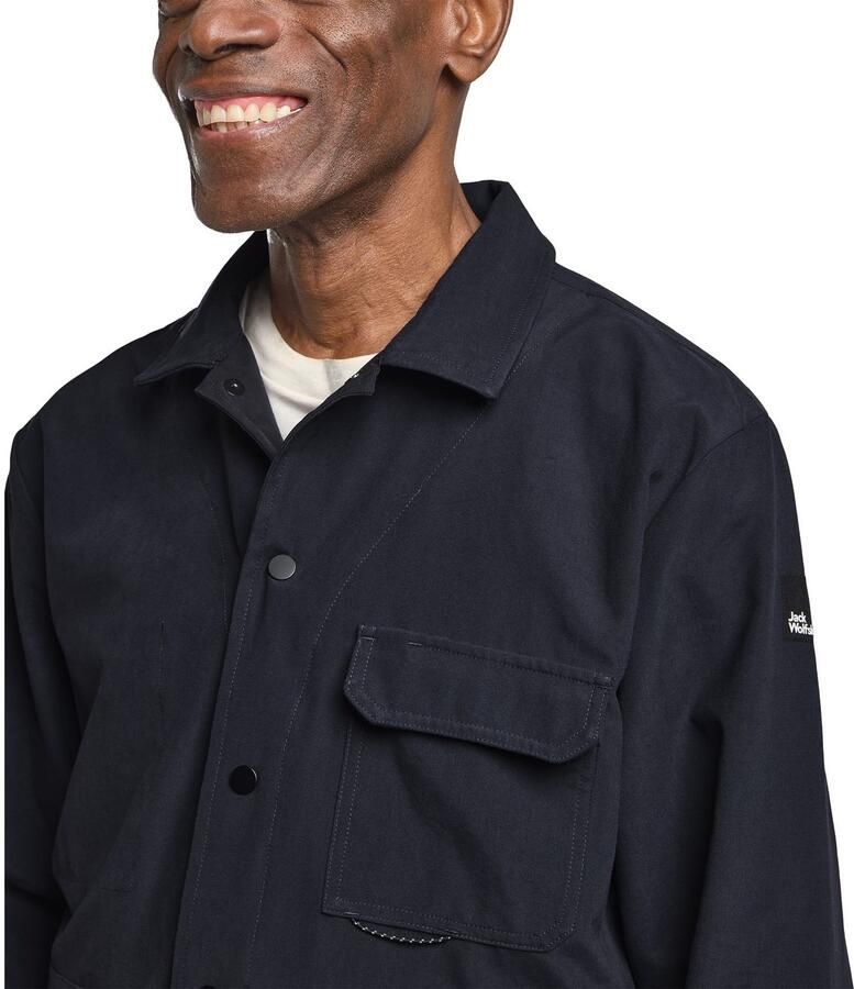 Jack Wolfskin Outdooroverhemd TERRACADE OVERSHIRT M Outdoorjas mix van overhemd en jas - Foto 2