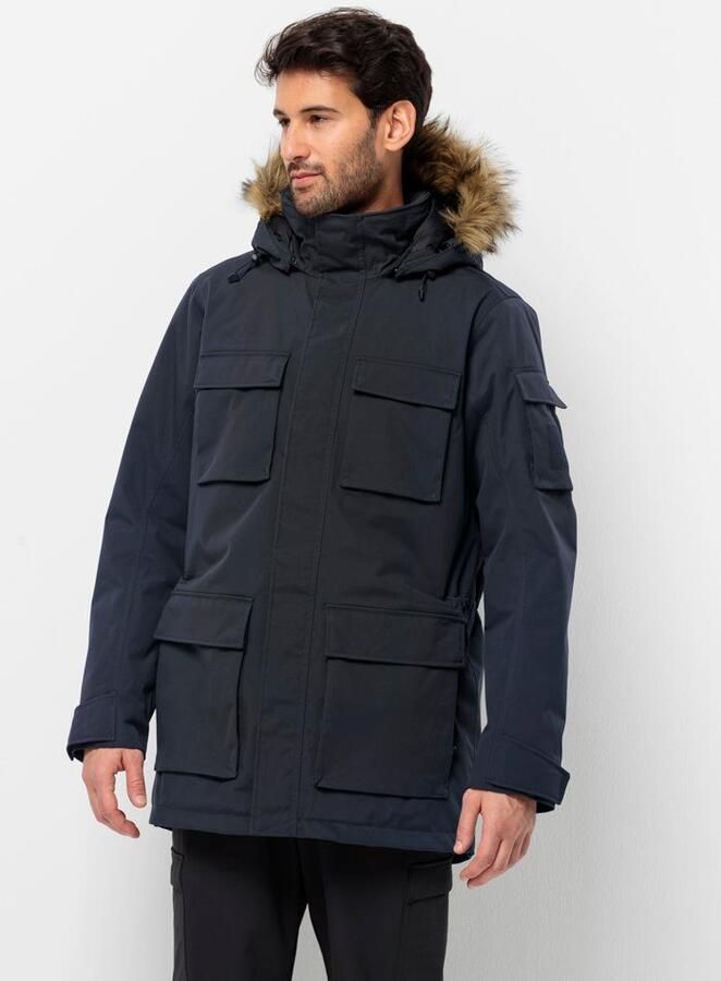 Jack Wolfskin Glacier Canyon Parka Waterdichte winterjas Heren XXXL blue night blue - Foto 8