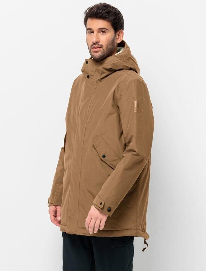 Jack Wolfskin Talforst Parka Men Waterdichte winterjas Heren XXXL chipmunk - Foto 8