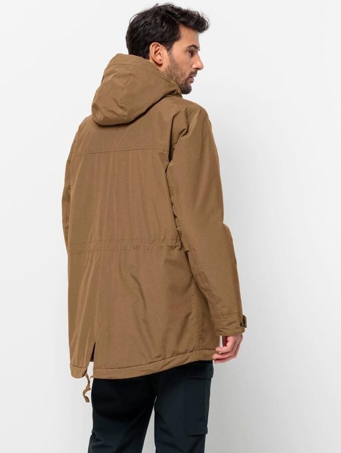 Jack Wolfskin Talforst Parka Men Waterdichte winterjas Heren XXXL chipmunk