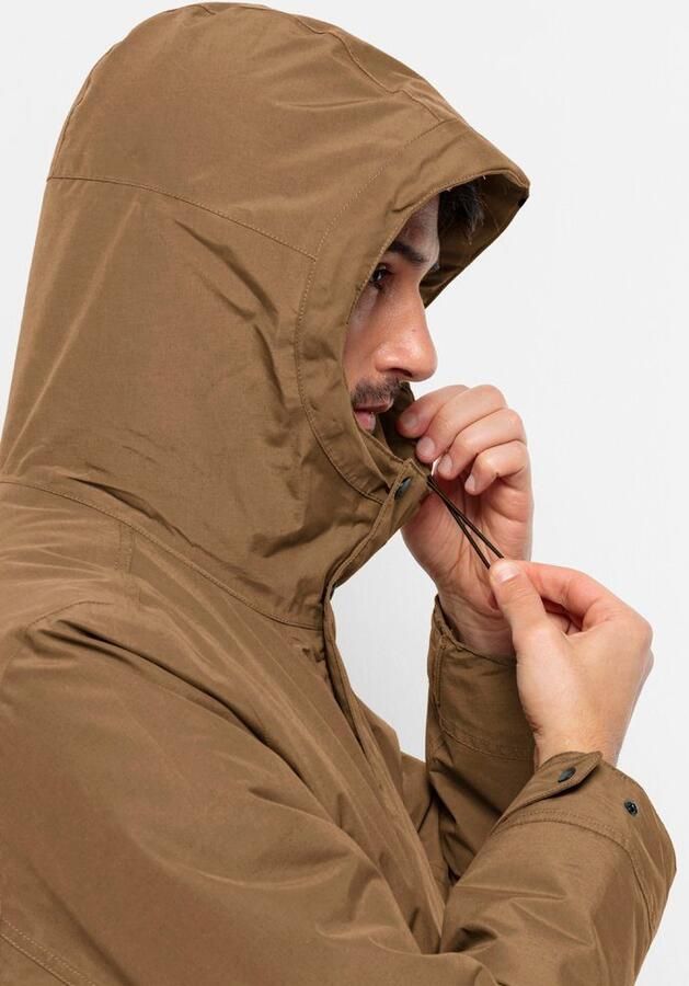 Jack Wolfskin Talforst Parka Men Waterdichte winterjas Heren XXXL chipmunk - Foto 6