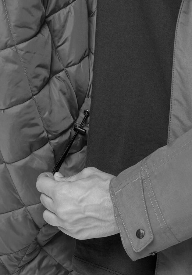 Jack Wolfskin Talforst Parka Men Waterdichte winterjas Heren XXXL chipmunk - Foto 4