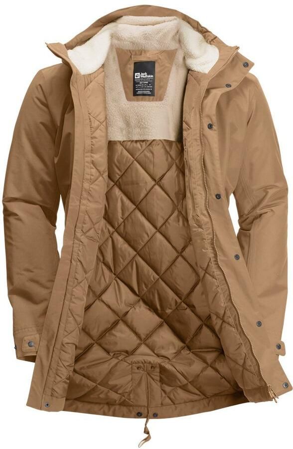 Jack Wolfskin Talforst Parka Men Waterdichte winterjas Heren XXXL chipmunk - Foto 7