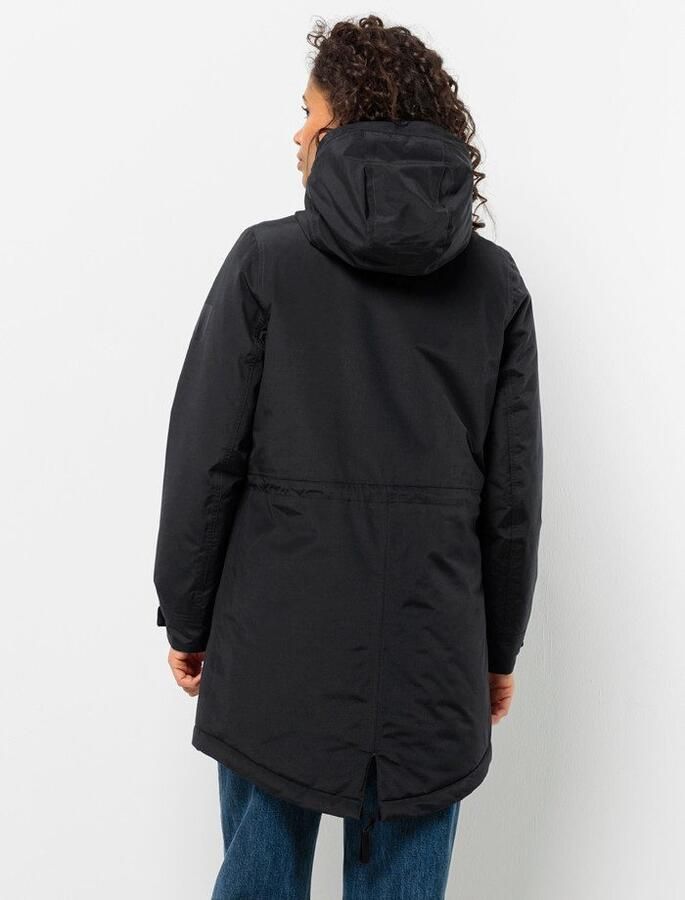 Jack Wolfskin Talforst Parka Women Waterdichte winterjas Dames XXL black