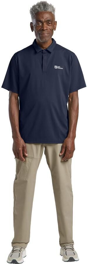 Jack Wolfskin Delgami Polo Men Poloshirt Heren XXXL blue night blue - Foto 4