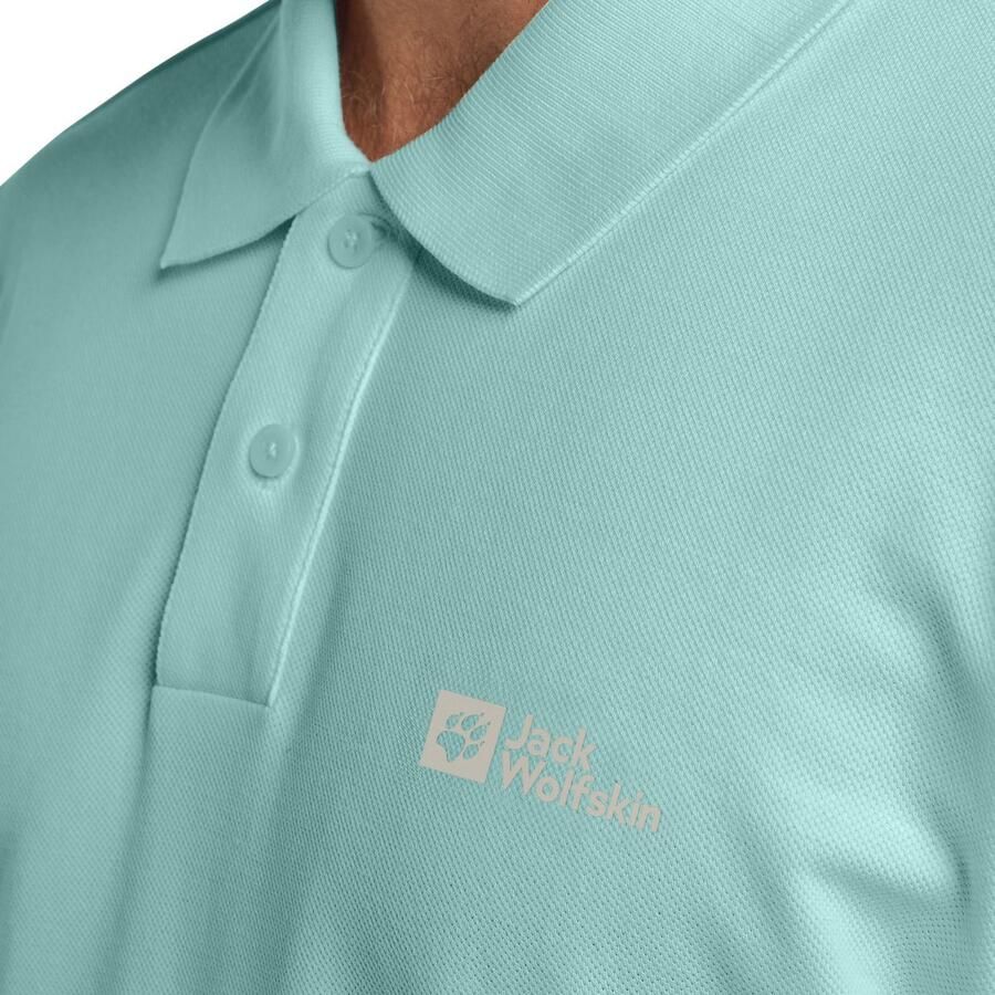Jack Wolfskin Essential Polo Men Poloshirt Heren XXL soft jade soft jade