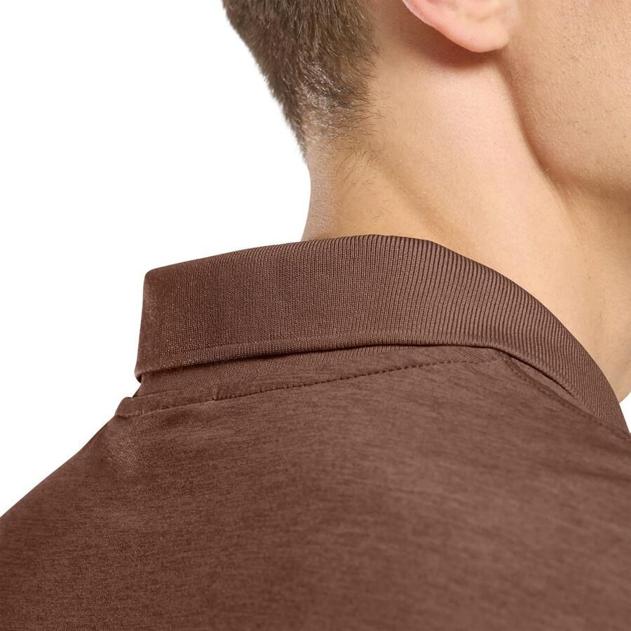 Jack Wolfskin Travel Polo Men Poloshirt met zonnebescherming Heren XXL dark rust heather dark rust heather - Foto 2