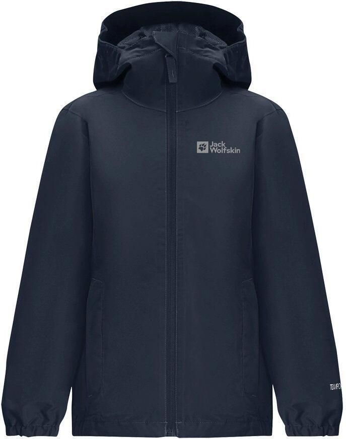 Jack Wolfskin Flaze Jacket Kids Regenjack Kinderen 104 blue night blue