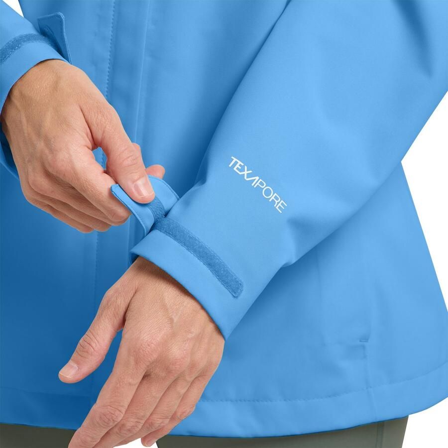 Jack Wolfskin Regenjack TRAILTIME 2L JKT W Waterafstotend winddicht ademend overgangsjas