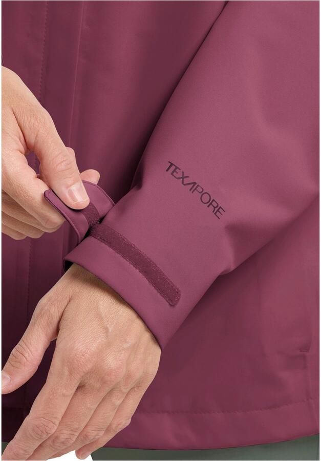 Jack Wolfskin Regenjack TRAILTIME 2L JKT W Waterafstotend winddicht ademend overgangsjas - Foto 3