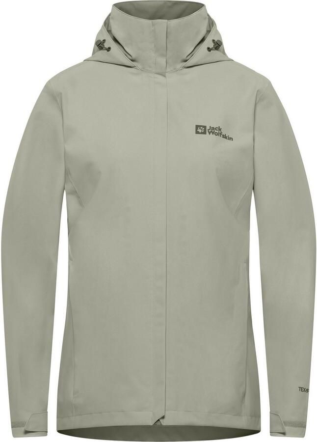 Jack Wolfskin Regenjack TRAILTIME 2L JKT W Waterafstotend winddicht ademend overgangsjas - Foto 4