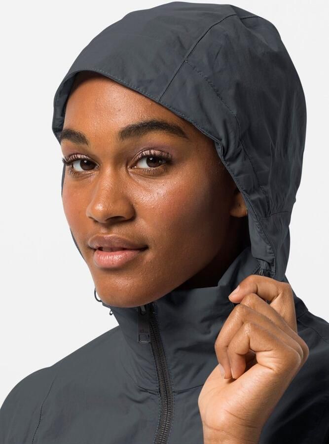 Jack Wolfskin Norden Port Coat Women Regenjas Dames XXL phantom