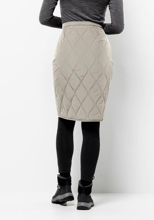 Jack Wolfskin Wandermood Skirt Women Winterrok midi Dames XL dusty grey Dusty Grey