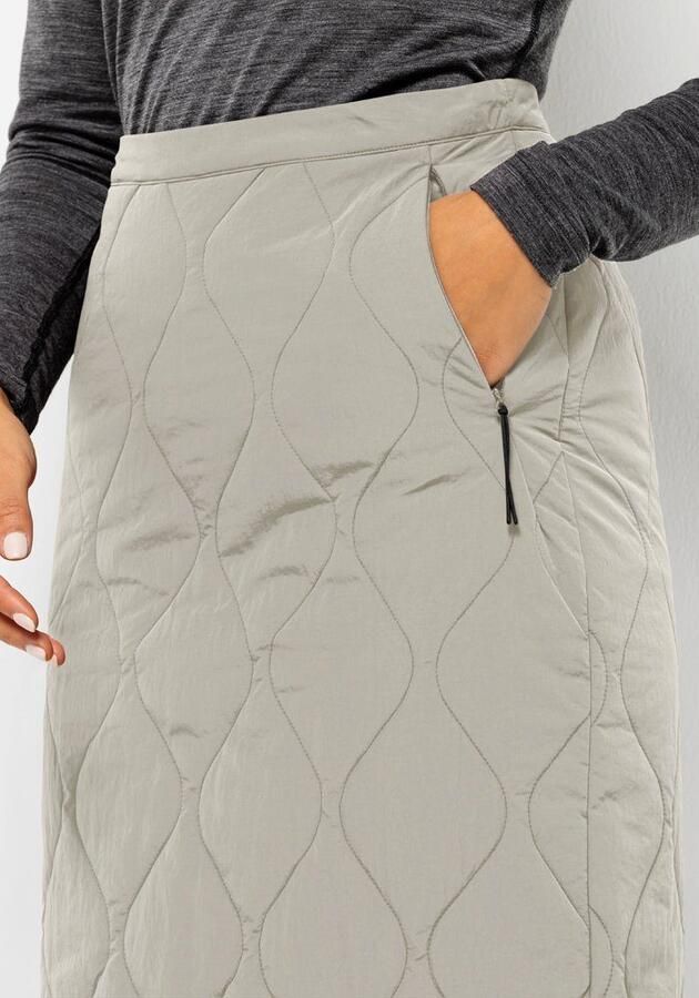 Jack Wolfskin Wandermood Skirt Women Winterrok midi Dames XL dusty grey Dusty Grey - Foto 2