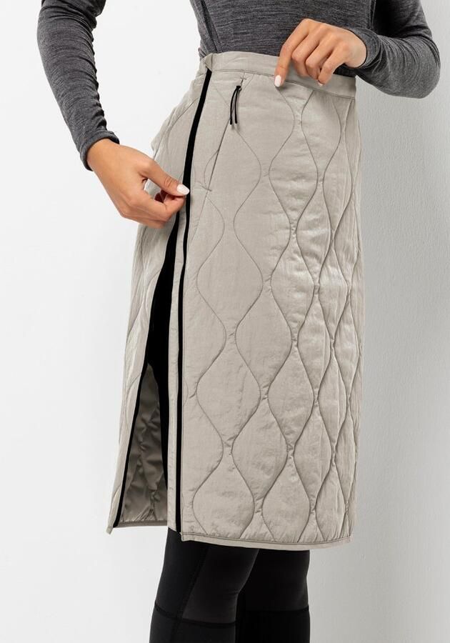 Jack Wolfskin Wandermood Skirt Women Winterrok midi Dames XL dusty grey Dusty Grey - Foto 3