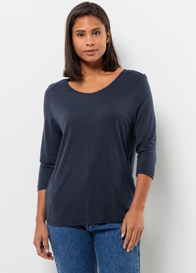 Jack Wolfskin Mola 3|4 T-Shirt Women Shirt met halve mouwen Dames XXL blue night blue - Foto 3